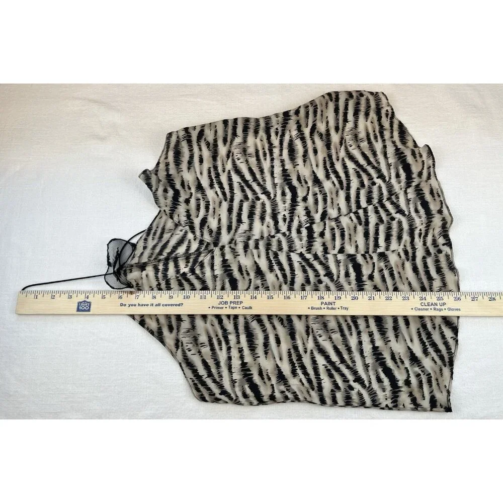 Reformation Silk Cami Women’s Sz Sm‎ Sleeveless Animal Print V-neck Flowy - Picture 7 of 7